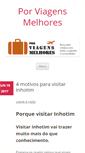 Mobile Screenshot of porviagensmelhores.com
